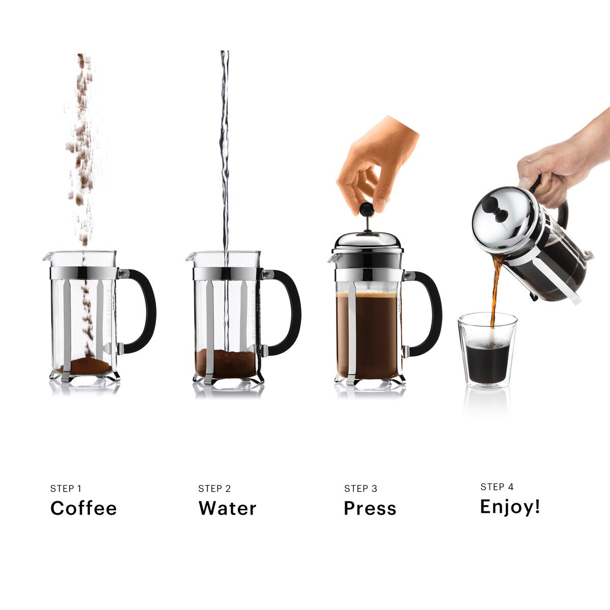 ボダム シャンボール フレンチプレス コーヒーメーカー 1L ゴールド