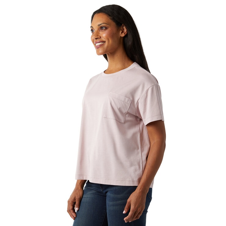 32 DEGREES レディース オーバーサイズ Tシャツ ライト パープル S