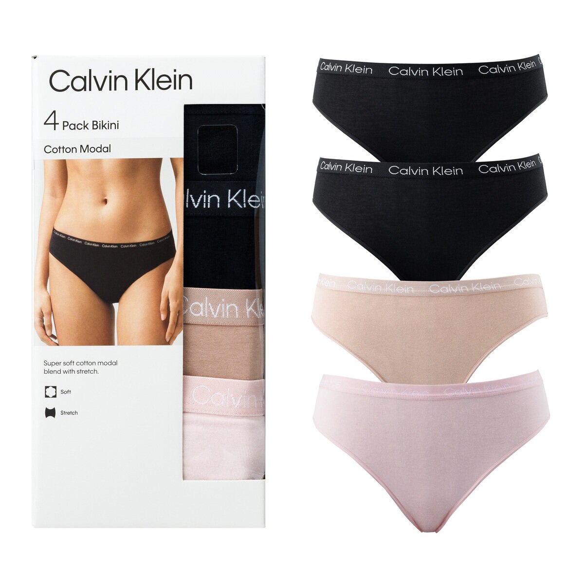 カルバンクライン モダル ビキニショーツ 4枚組 M アソート 1