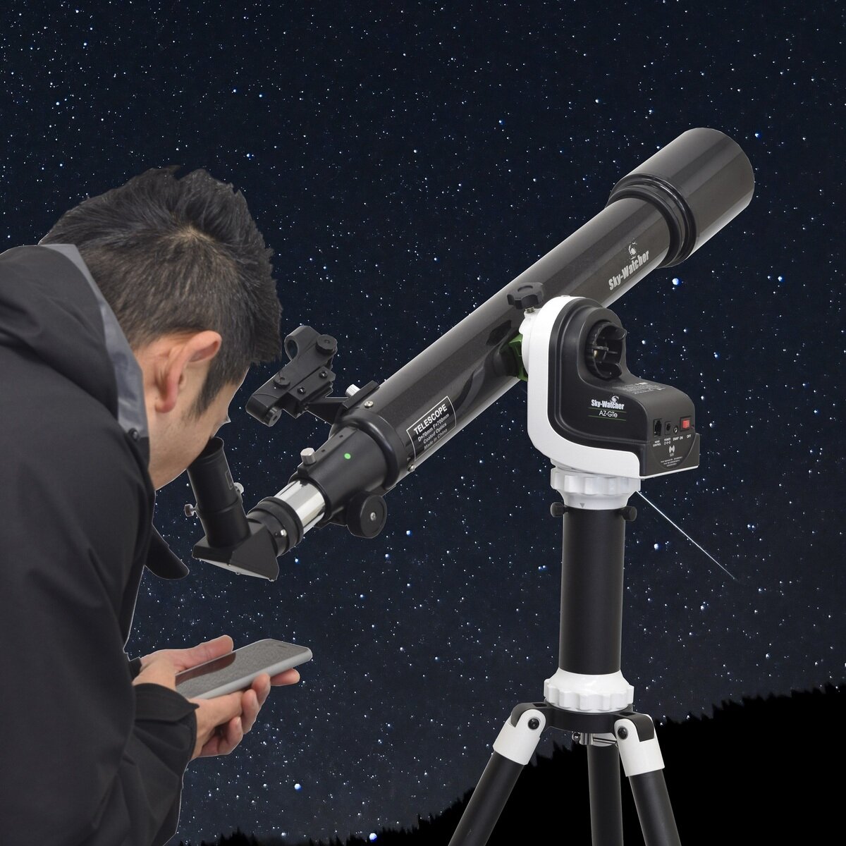 スカイウォッチャー AZ-GTe 70SS 屈折式天体望遠鏡 + WiFi対応 自動