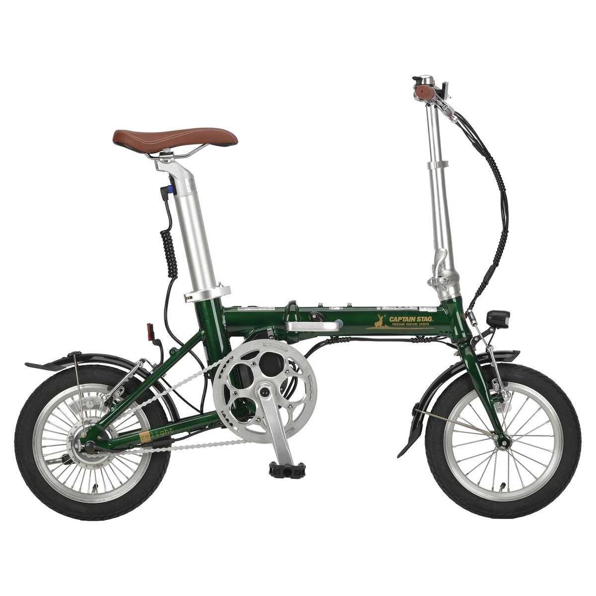 CAPTAIN STAG E RELIGHT 電動アシスト自転車 グリーン