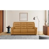 HTL 電動リクライニングソファ ハニーイエロー