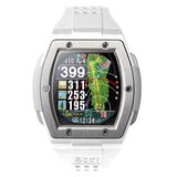 ショットナビ クレスト GPS ゴルフナビ ホワイト/シルバー