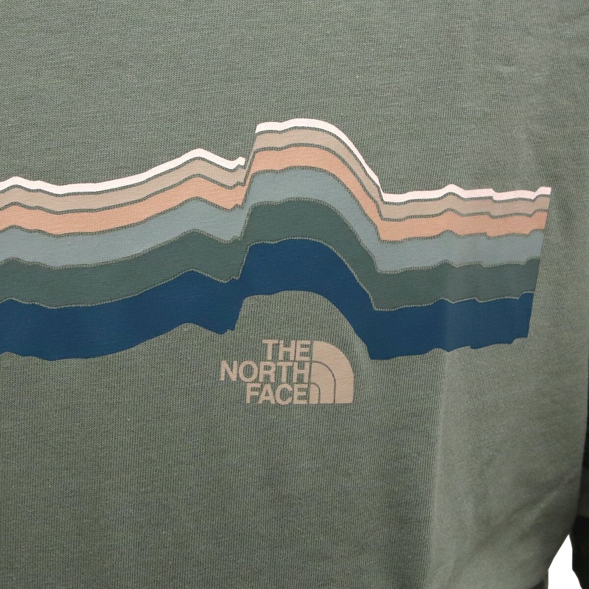 ザ ノースフェイス メンズ エボリューション テキーラ サンライズ 半袖 Tシャツ バークミスト S