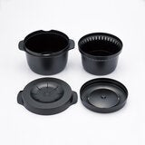 Skater スチーム革命 ご飯メーカー 2合 ブラック Skater スチーム革命 ご飯メーカー 2合 ブラック