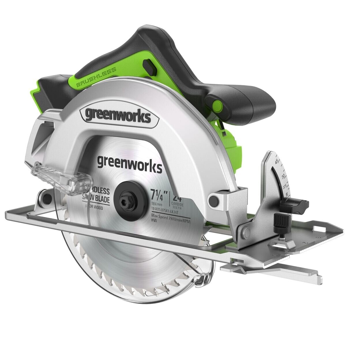 Greenworks 24V 184mm (7-1/4”) ブラシレスモーター搭載 丸のこ | Costco Japan