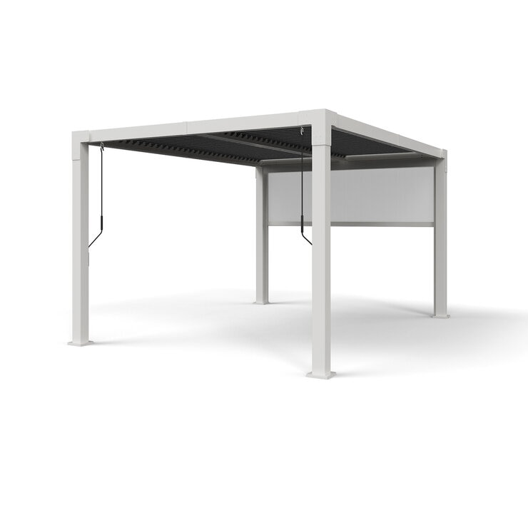 SOJAG ハナ 10 x 13フィート (3 x 4m) パーゴラ サイドスクリーン付 クリーム色