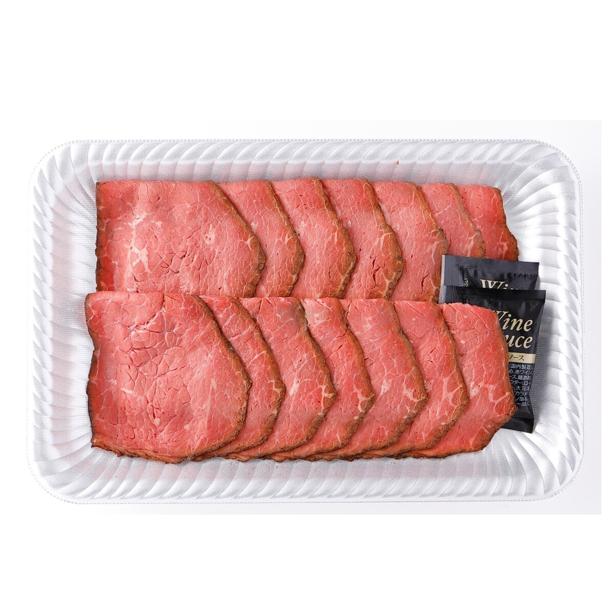 【冷凍】ローストビーフスライス 200g x 6パック