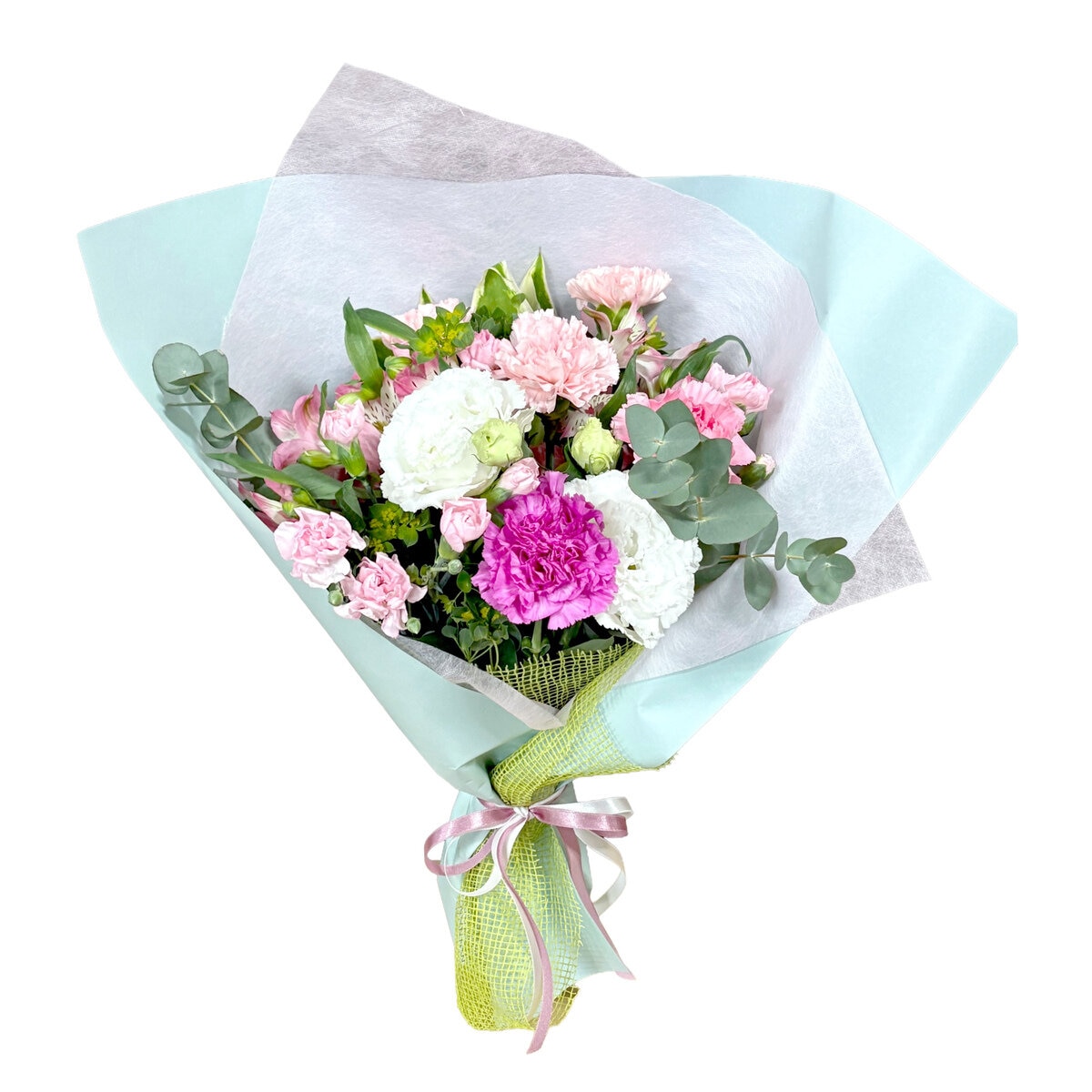 カーネーションの花束 ピンク 母の日期間配送 お届け日5月4日～5月10日