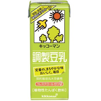 キッコーマン調製豆乳 200ml x 24本