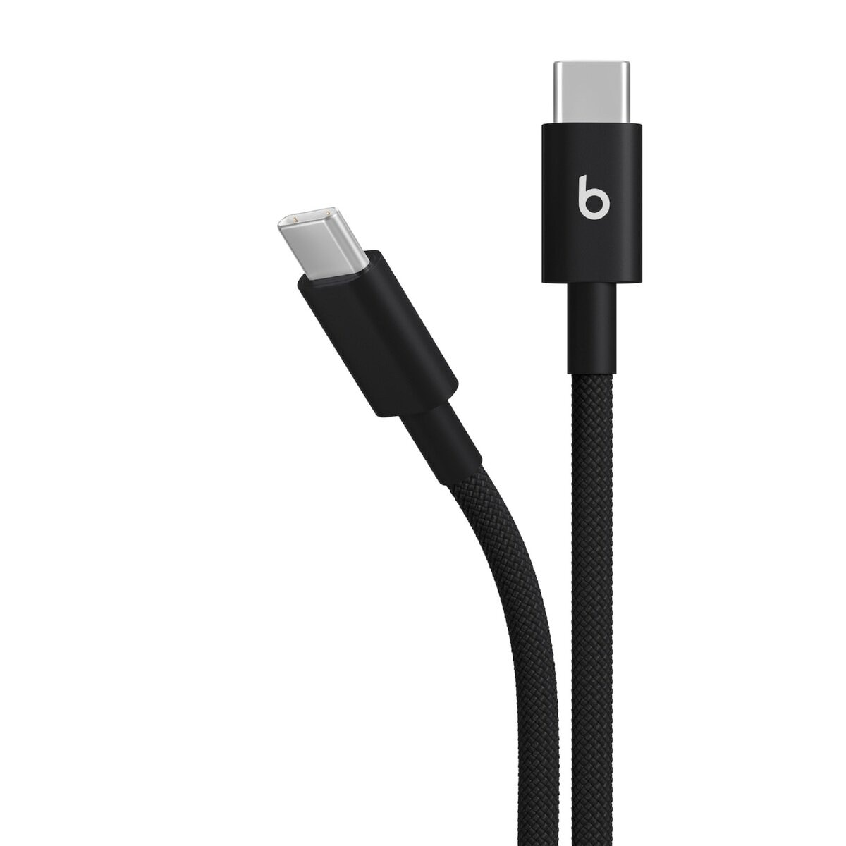Beats USB-C - USB-C 編み込み式充電ショートケーブル (20cm) ボルトブラック