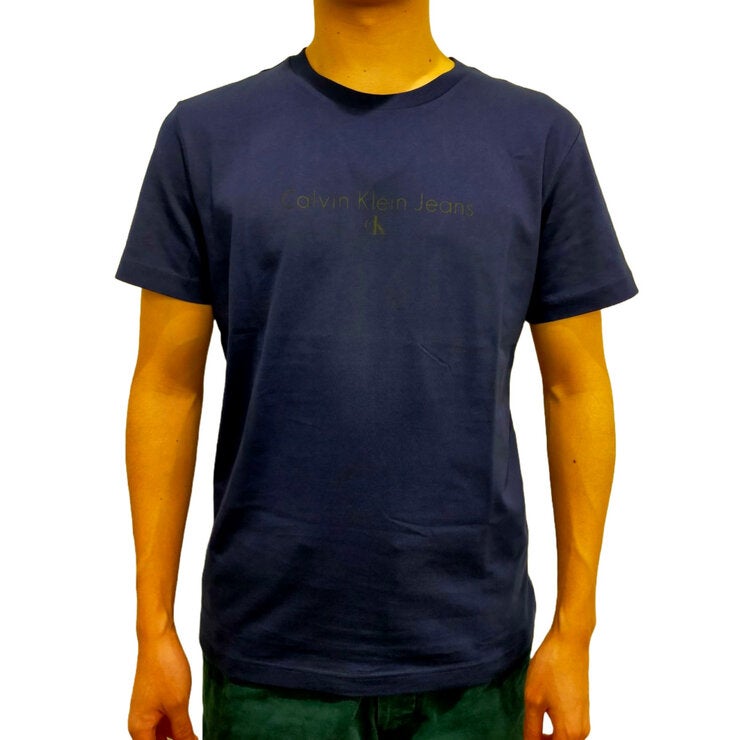 カルバンクラインジーンズ メンズ ロゴ 半袖 Tシャツ ネイビー XL カルバンクラインジーンズ メンズ ロゴ 半袖 Tシャツ ネイビー XL