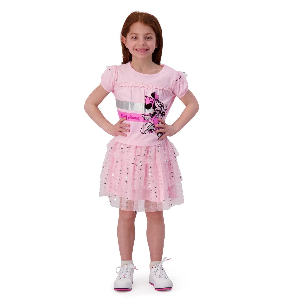 ディズニー チュチュスカート付きドレス ２ピースセット