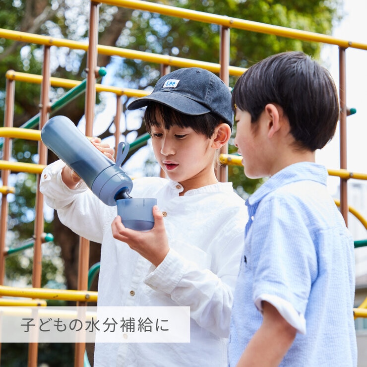 ブリタ ボトル型浄水器 アクティブ マイクロディスクカートリッジ3個付き ダークブルー