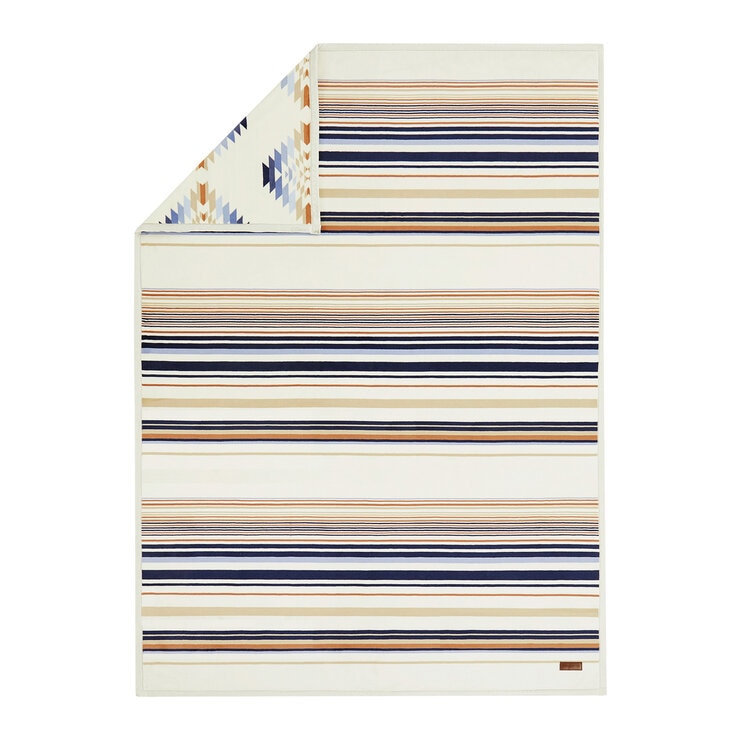 ペンドルトン 大判ひざ掛け リバーシブル 127cm x 177cm サバンナストライプ