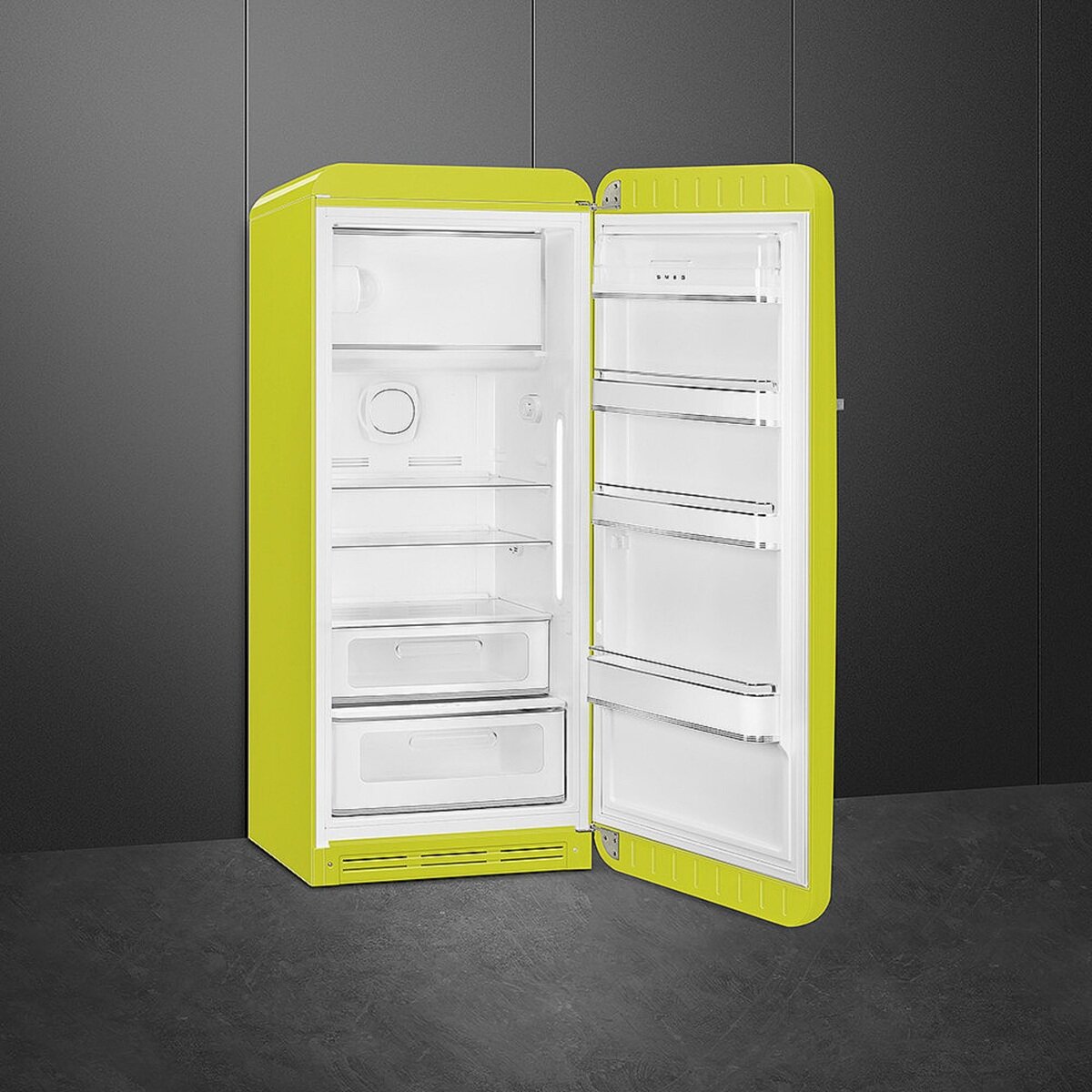 SMEG 270L 冷蔵庫 FAB28RLI5JP ライムグリーン