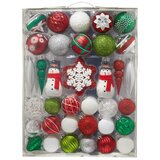 クリスマス オーナメント 78個セット レッド / グリーン