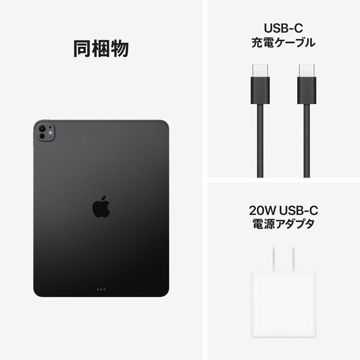 Apple iPad Pro 13インチ M5 WiFi 1TB Nano-textureガラス搭載 スペースブラック