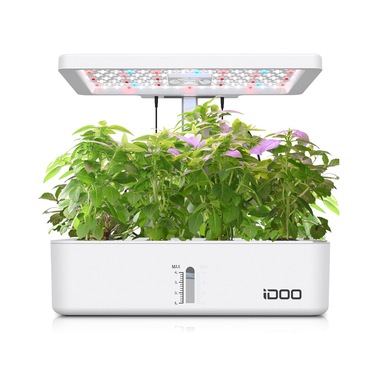iDOO 水耕栽培キット 12株用 LEDライト付き IG301 - ホワイト