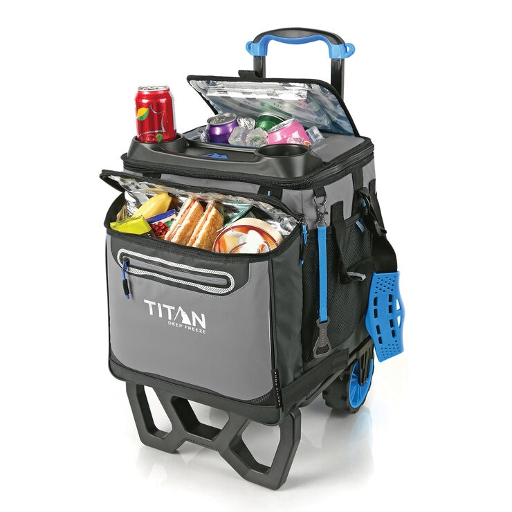 最終金額設定TITANクーラーキャリーカート タイタン TITAN キャリーカート付 クーラーバッグ 60缶 3日間 保冷