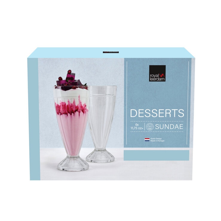 ロイヤルレアダム SUNDAE デザートグラス 350ml 6個 ロイヤルレアダム SUNDAE デザートグラス 350ml 6個