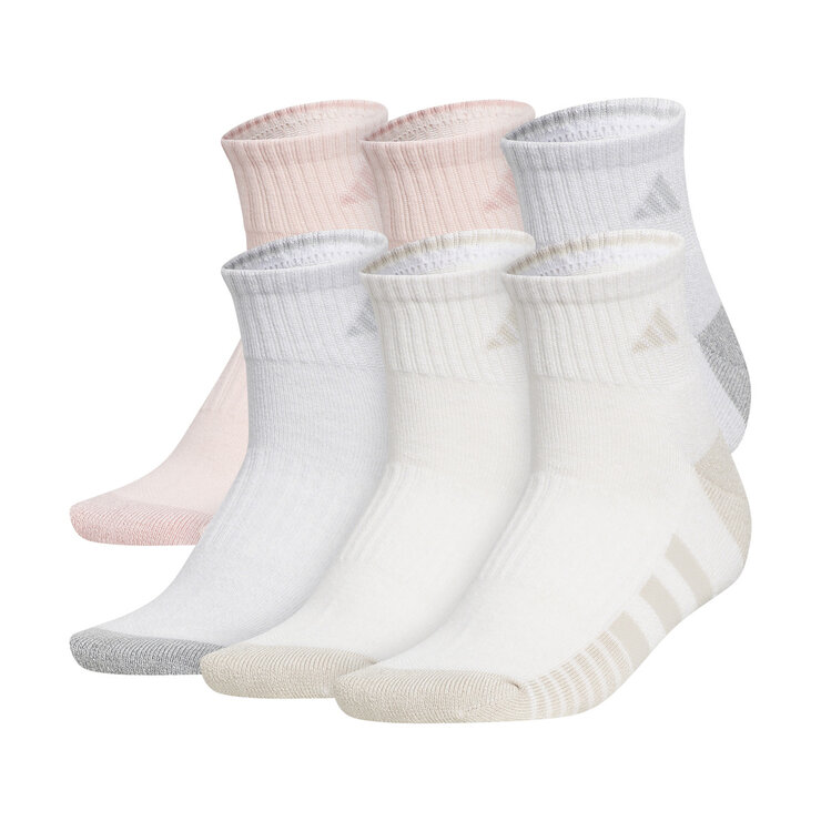 アディダス ウィメンズ クオーター ソックス 6足組