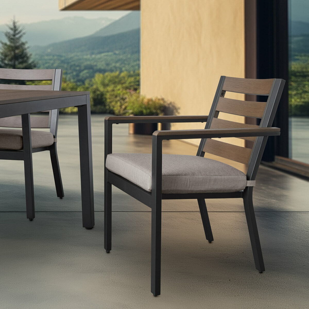 アジオ Stockholm 屋外用 ソファー & テーブル 6点セット