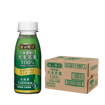 金の青汁 純国産大麦若葉100% PET 235ml x 24本（12本/箱 x 2)