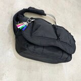 チーク ビッグメッセンジャーバッグ ブラック