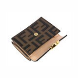 フェンディ 三つ折り財布 ピンク