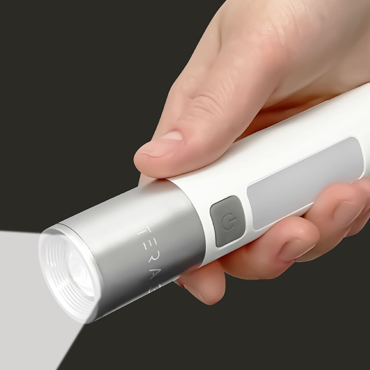 TERAS USB充電式 3ウェイハンディカラビナライト 3個