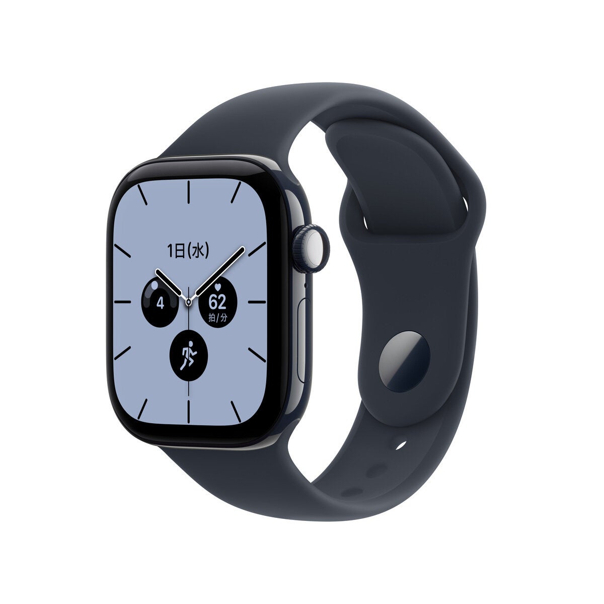 Apple Watch S12 GPS+Cellular 46mm ナイトブルーセラミックケースとネイビーブルースポーツバンド - M/L