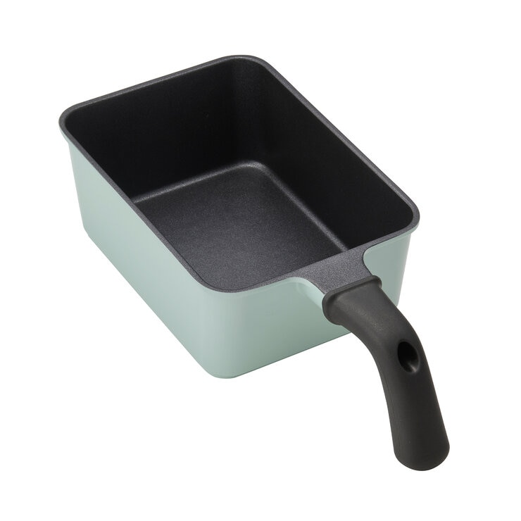 トフィー 角型揚げ鍋 フライバスケット付き ペールアクア