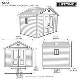 LIFETIME 屋外物置 11 X 11 SHED