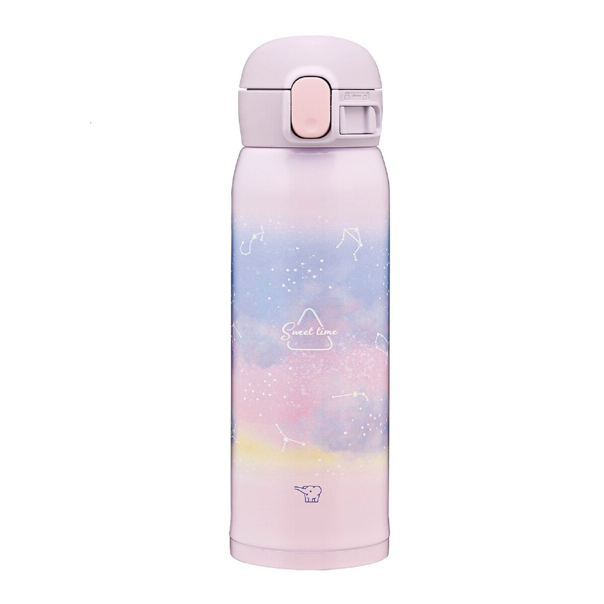 象印シームレスせん ガールズ＆ボーイズマグ 480ml スターリーパープル