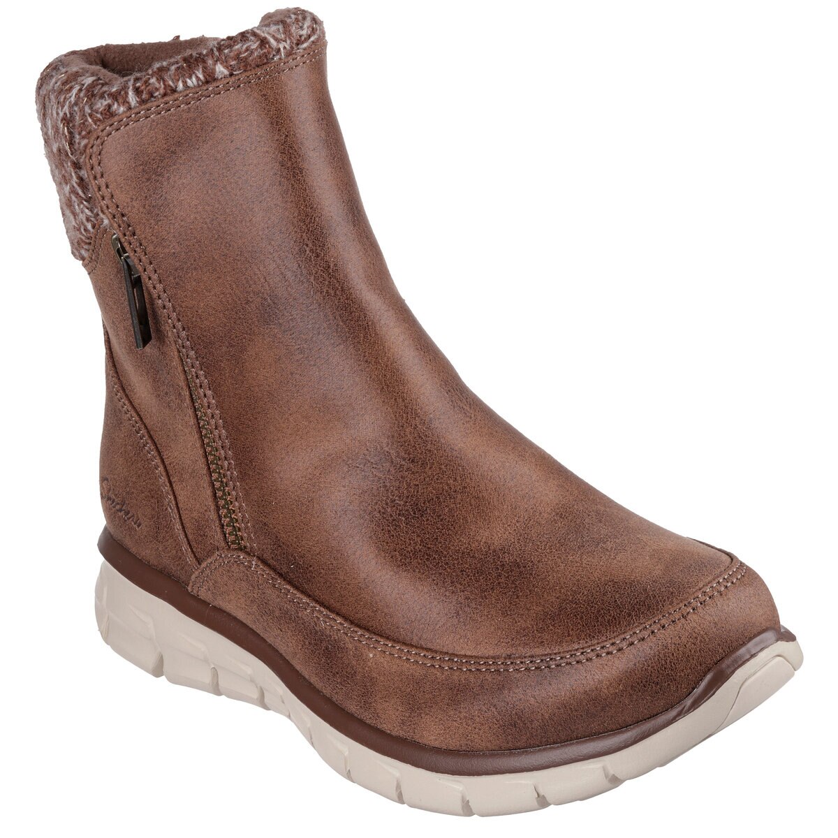 スケッチャーズ シナジー ブーツ ブラウン 22.0cm