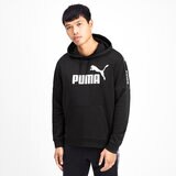 Puma メンズアンプリファイドフーディ プーマブラック XL