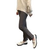 トゥシェ レディース ストレッチパンツ グレー L