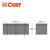 CURT カーゴキャリア ルーフキャリア用防水バッグ 18211 約1420mm×奥行:約560mm×高さ:約560mm