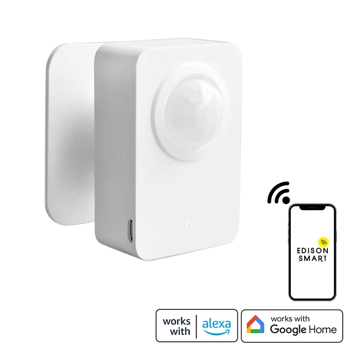 Edison Smart（エジソンスマート）人感センサー(Wi-Fi)　DMS-P06WH