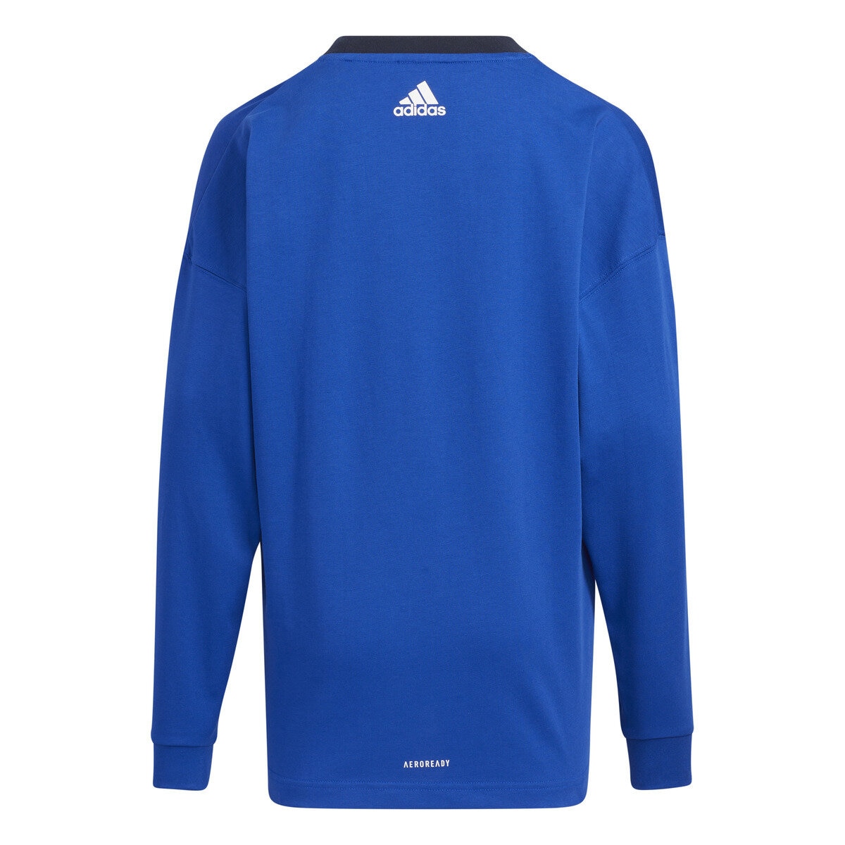 アディダス　キッズ　ロゴ長袖Tシャツ　チームロイヤルブルー　160