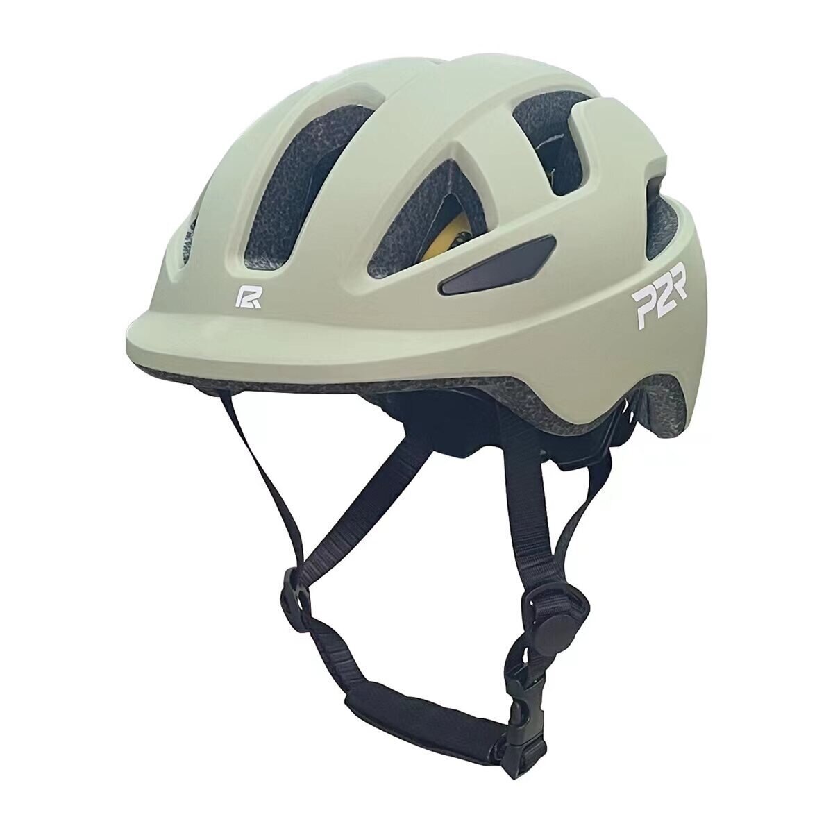 P2R MIPS搭載 自転車用インモールドヘルメット 子供用 モスグリーン