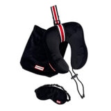 ハンター トラベルピロー / アイマスク 収納袋付き ブラック