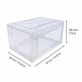 AG BOX プレミアム クリアシューボックス4個セット　クリア