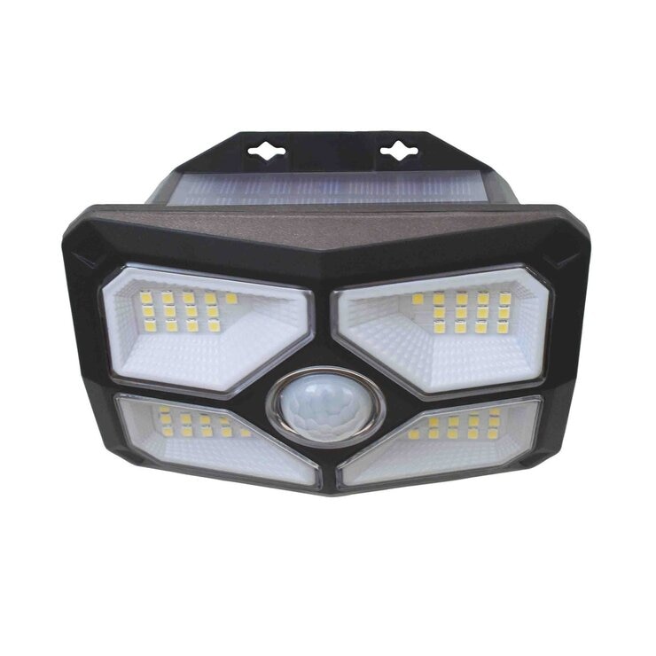 大進 ソーラーウォールライト 600ルーメン 2個セット