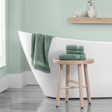 グランデュール ハンドタオル2枚 + ウォッシュタオル2枚 セット グリーンウォーター グランデュール ハンドタオル2枚 + ウォッシュタオル2枚 セット グリーンウォーター