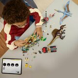 レゴ スピノサウルスとケツァルコアトルス 上空ミッション