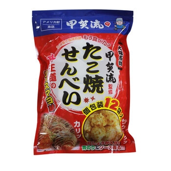 甲賀流たこ焼せんべい ソースマヨ味 264g (22ｇ×12袋）