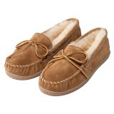 ミネトンカ レディース モカシン シープスキン ハードソール ゴールデンタン 25.0 cm