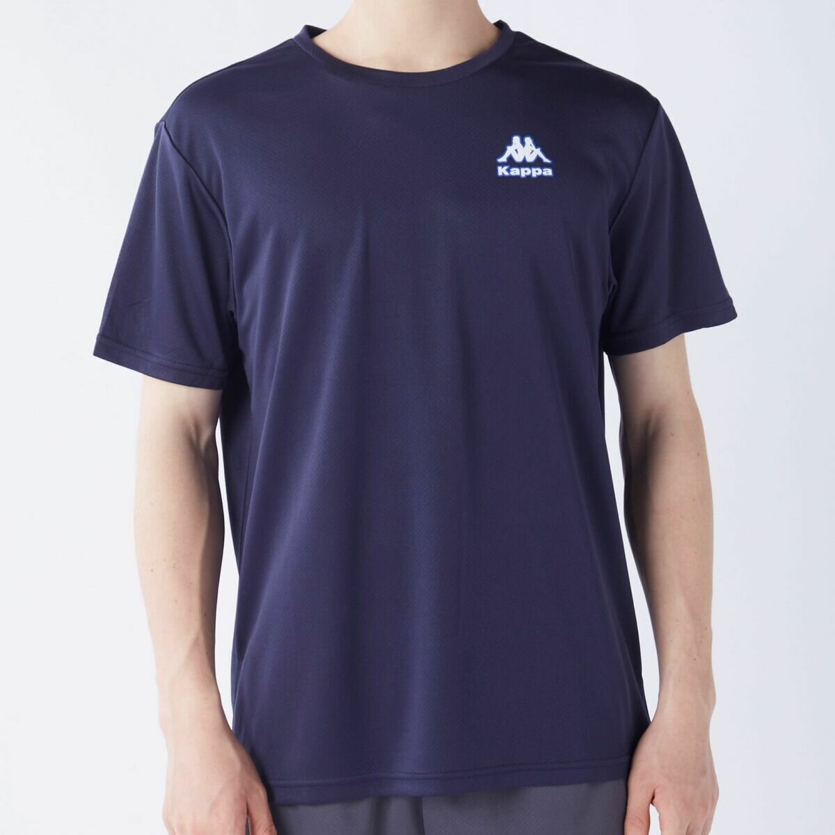 カッパ メンズ 半袖Tシャツ / ネイビー / LL
